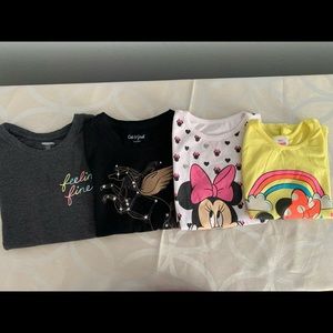 Girls Size 6 Shirts Baby Bundle of 4